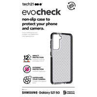 Thumbnail for Tech21 Evo Check Case for Samsung Galaxy S21 - Black