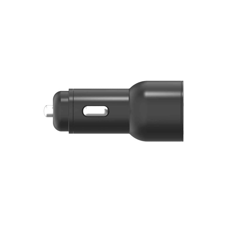 Cygnett 20W Dual Port Car Charger (20W USB-A + 20W USB-C) - Black