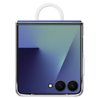 Thumbnail for Samsung Silicone Ring Case for Galaxy Flip7 - Clear Transparent