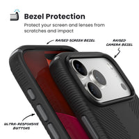 Thumbnail for Speck Presidio2 Grip for iPhone 17 Pro Max - Black/Grey