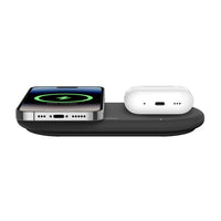 Thumbnail for Belkin BoostCharge Pro Qi2 2-in1 Magnetic Wireless Charging Pad- Black