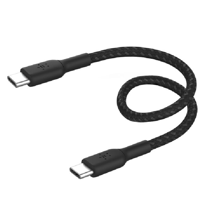 Belkin BoostCharge Braided USB-C to USB-C Cable 0.15M- Black