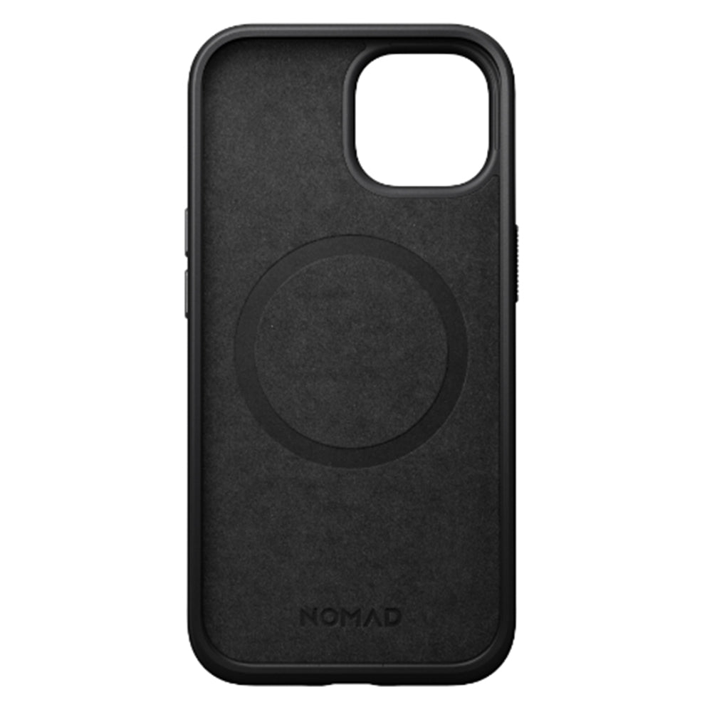 NOMAD Leather Case for iPhone 17e/16e/15/14 - Black NMD