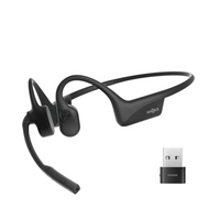 Thumbnail for Shokz OpenComm2 UC Bone Conduction Open-Ear USB-A Wireless Headphones - Black