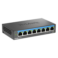 D-LINK 8-Port Multi-Gigabit Desktop Switch - Black