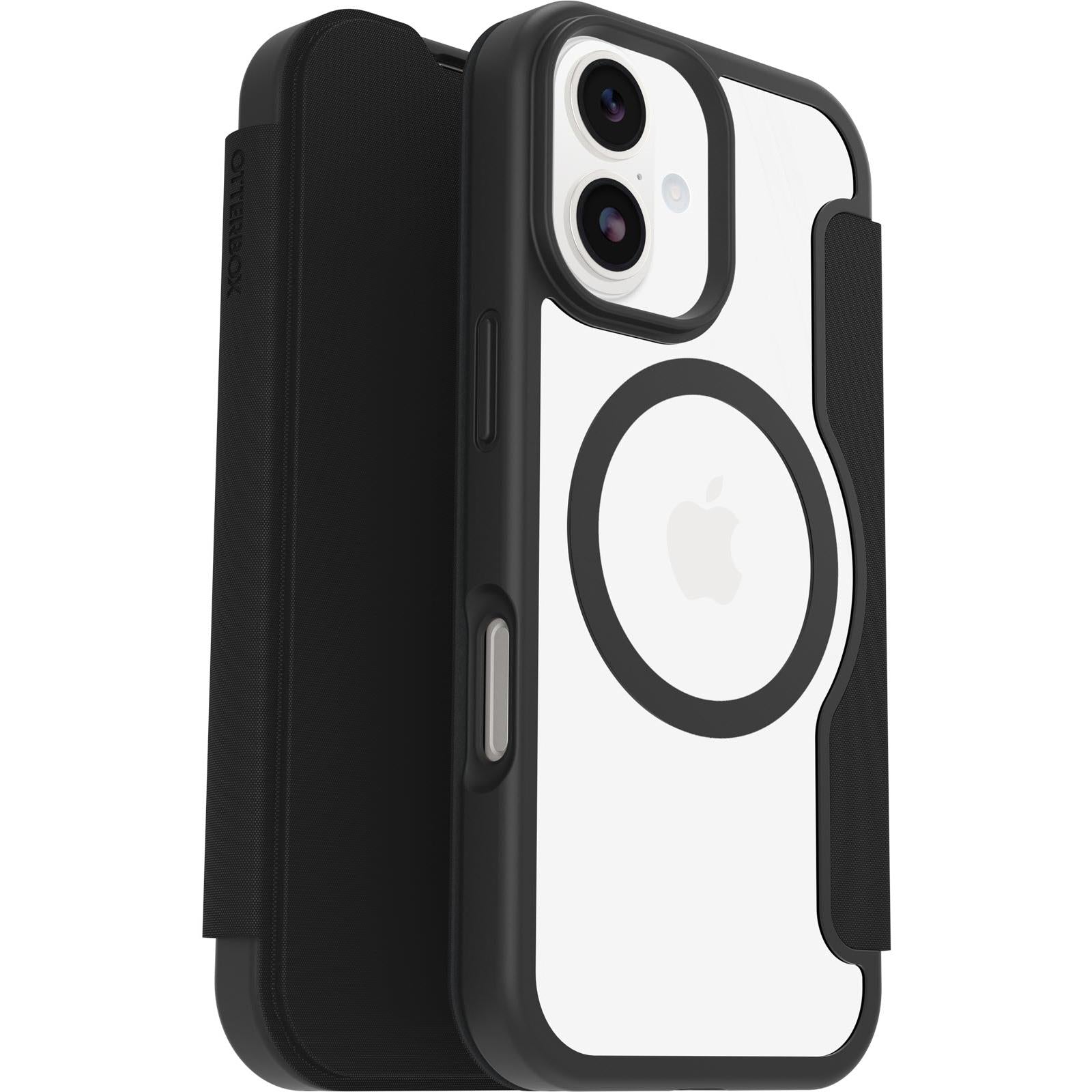 OtterBox React Folio MagSafe Case for Apple iPhone 17- Black Crystal