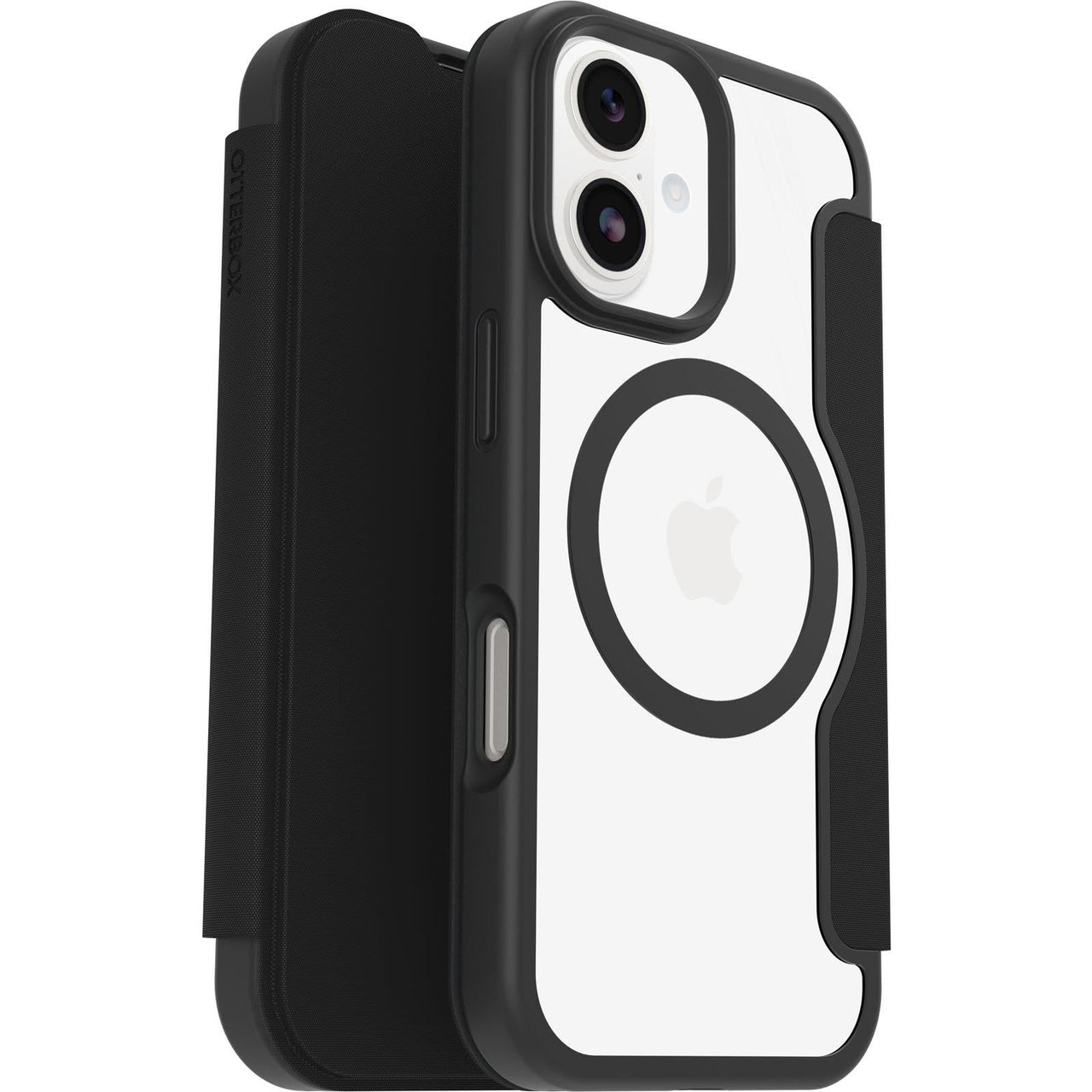 OtterBox React Folio MagSafe Case for Apple iPhone 17- Black Crystal