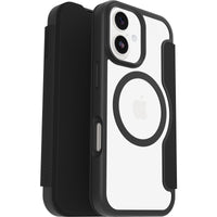 Thumbnail for OtterBox React Folio MagSafe Case for Apple iPhone 17- Black Crystal