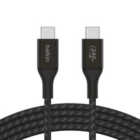 Thumbnail for Belkin BoostCharge USB-C to USB-C Cable 1M- Black