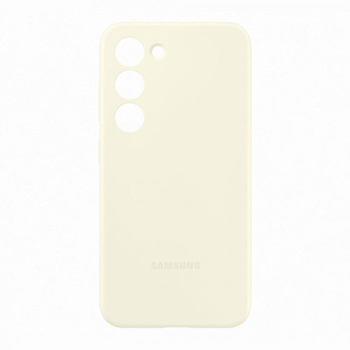 Samsung Silicone Cover for Galaxy S23 - Cream