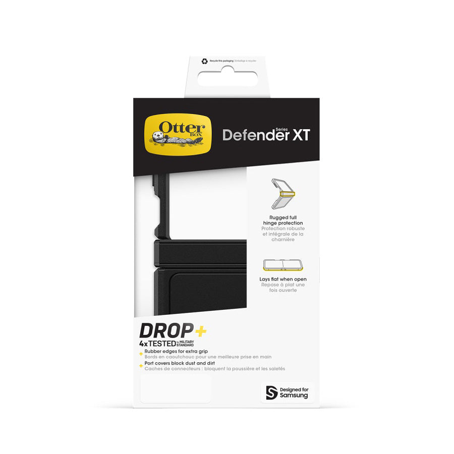 OtterBox Defender XT Case For Samsung Galaxy Z Flip7FE/Flip6 - Black