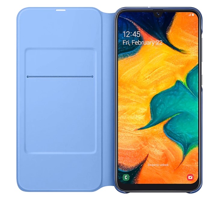 Samsung Galaxy A30 Wallet Cover - Black