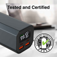 Thumbnail for Laser 20,000mAh 100W PD Laptop Power Bank - Black