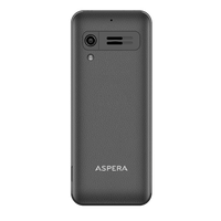 Thumbnail for Aspera F48 (2.4'', 128MB, Big Button Keypad) Senior Friendly - Black/Grey