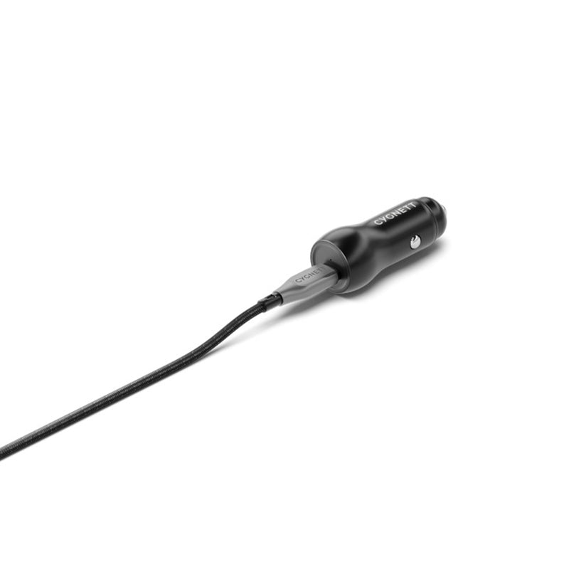 Cygnett CarPower  45W USB-C Car Charger - Black