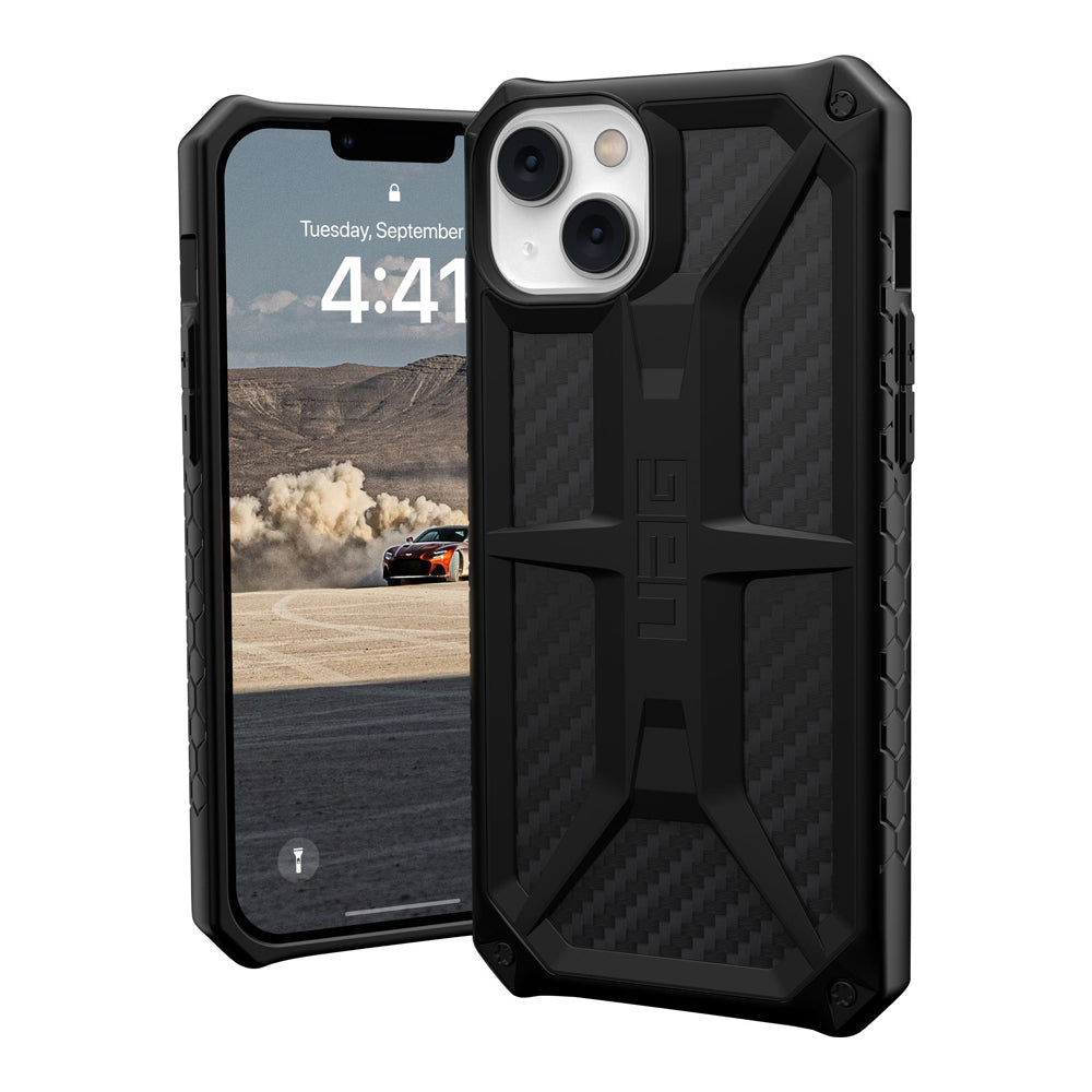 UAG Monarch Case for iPhone 14 Plus - Carbon Fiber