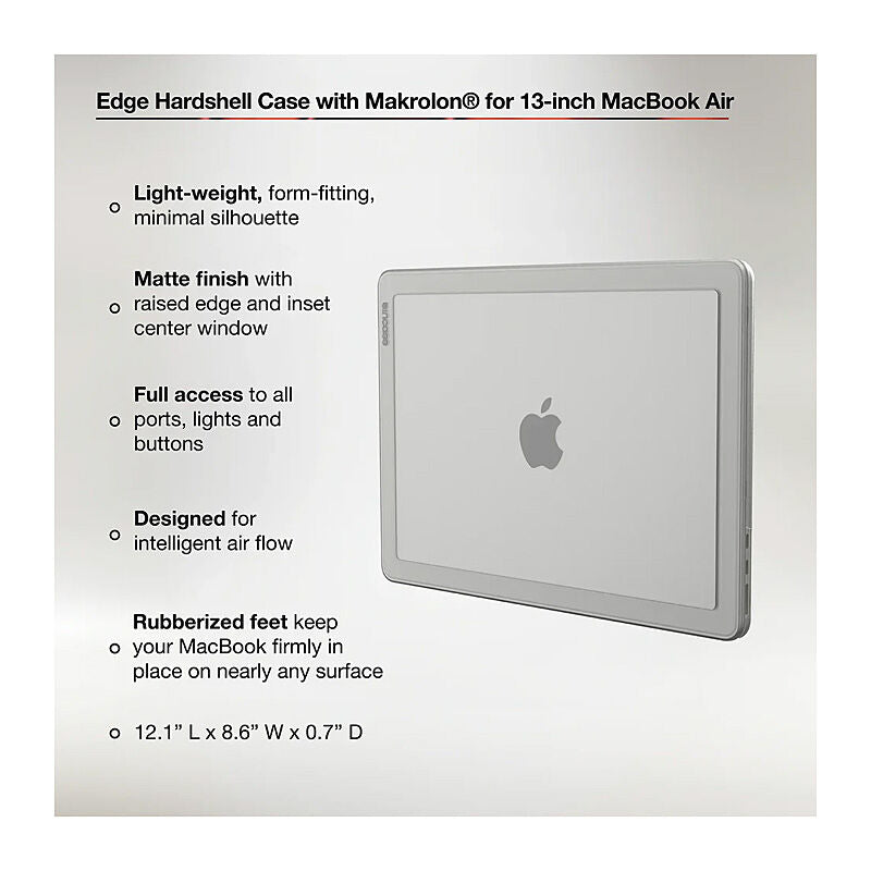 Incase Edge Hardshell Case for MacBook Air 13inch - Clear
