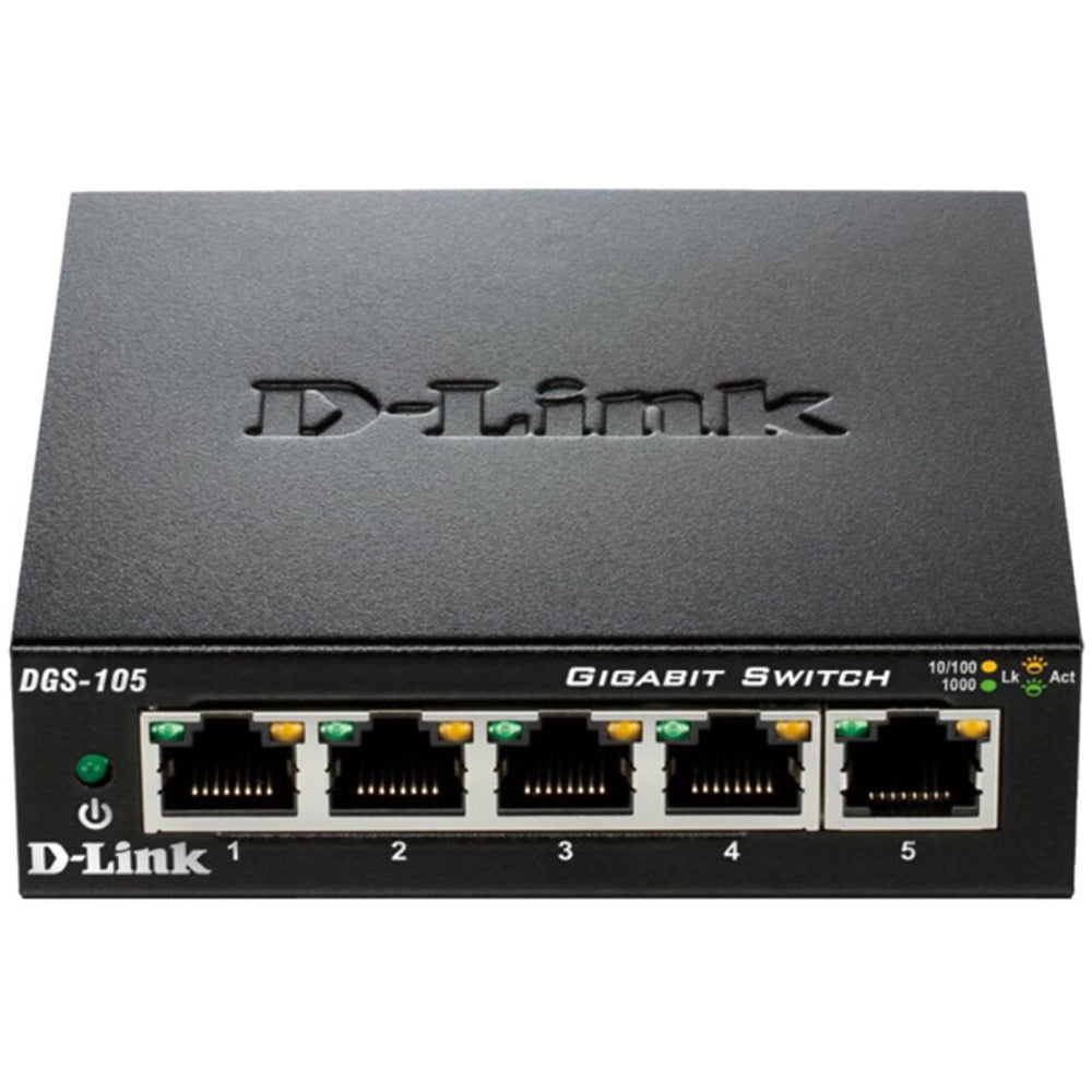 D-Link 5-Port Unmanaged Gigabit Metal Desktop Switch
