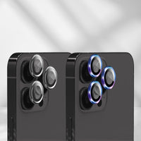 Thumbnail for EFM Camera Lens Screen Armour for iPhone 15 Pro/15 Pro Max - 6.1