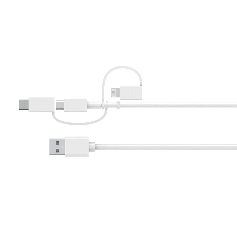 OtterBox 5,000mAh Power Bank With 3-in-1 Cable - White