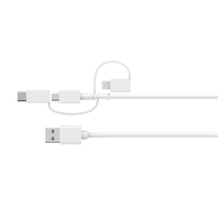 Thumbnail for OtterBox 5,000mAh Power Bank With 3-in-1 Cable - White