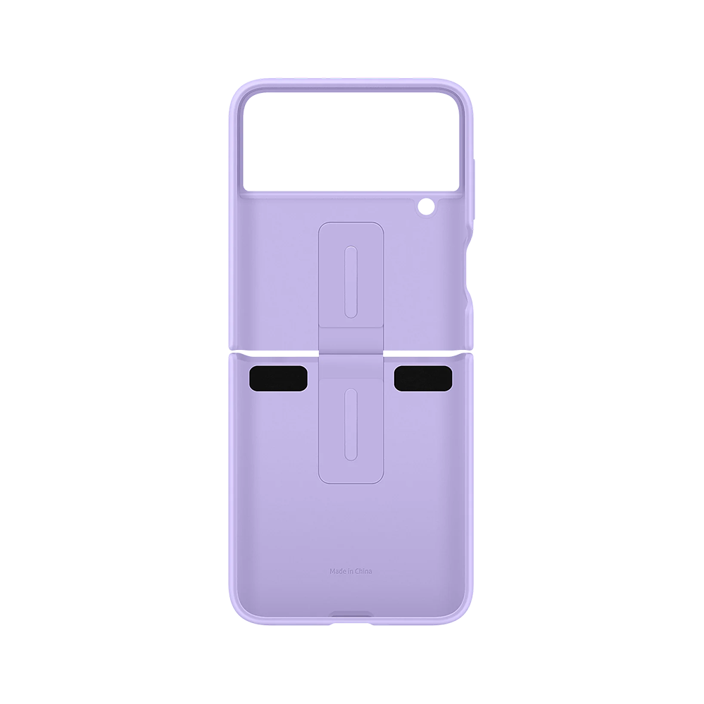 Samsung Galaxy Z Flip4 Silicone Cover with Ring - Lavender