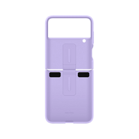 Thumbnail for Samsung Galaxy Z Flip4 Silicone Cover with Ring - Lavender