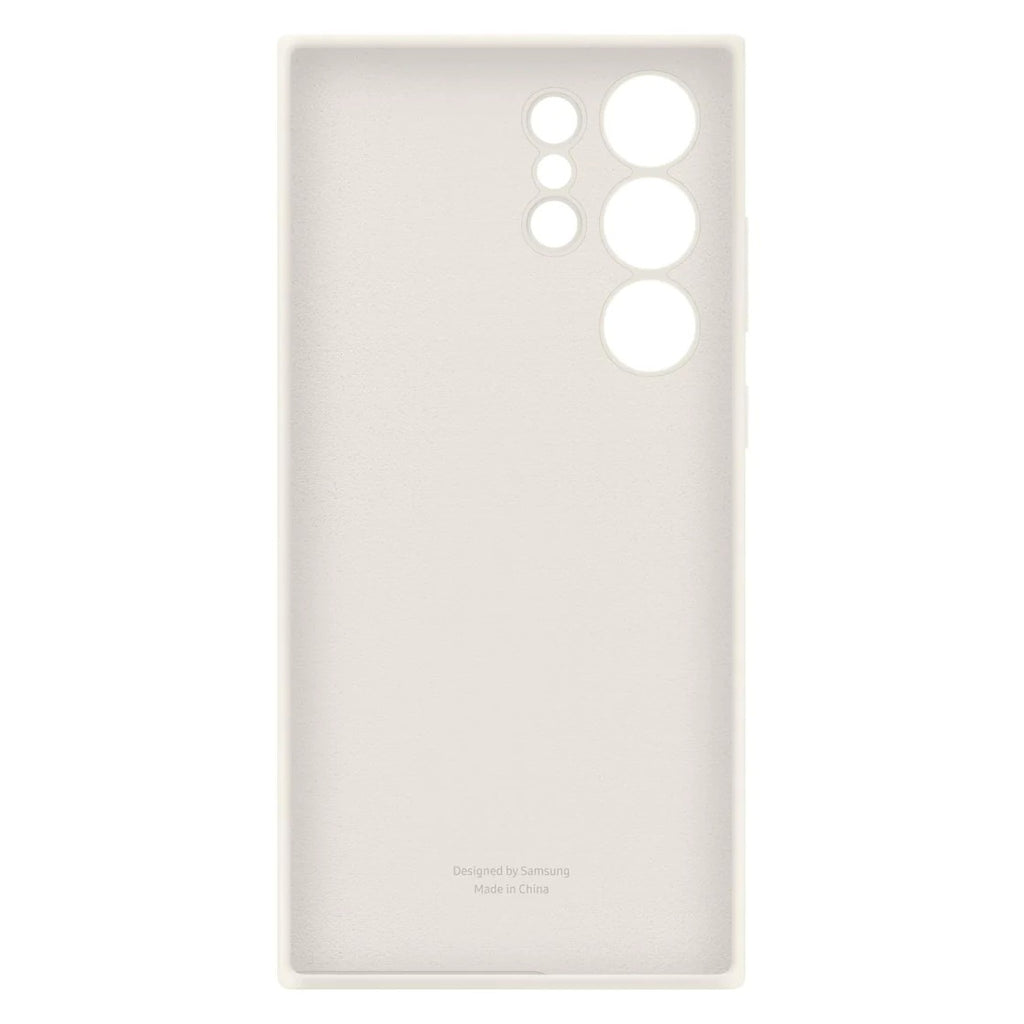 Samsung Silicone Cover for Galaxy S23 Ultra - Cream