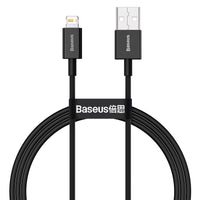 Thumbnail for Baseus Superior Series Fast Charging Data Cable USB to iP 2.4A 1M Black