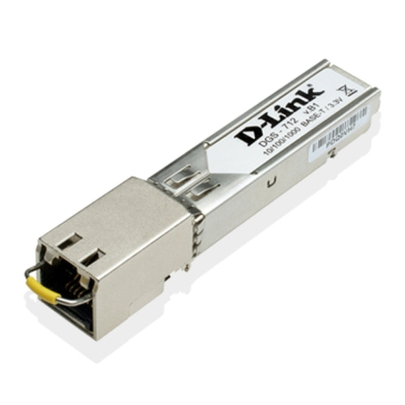 D-Link SFP 1000 BASE-T Copper Transceiver - Silver
