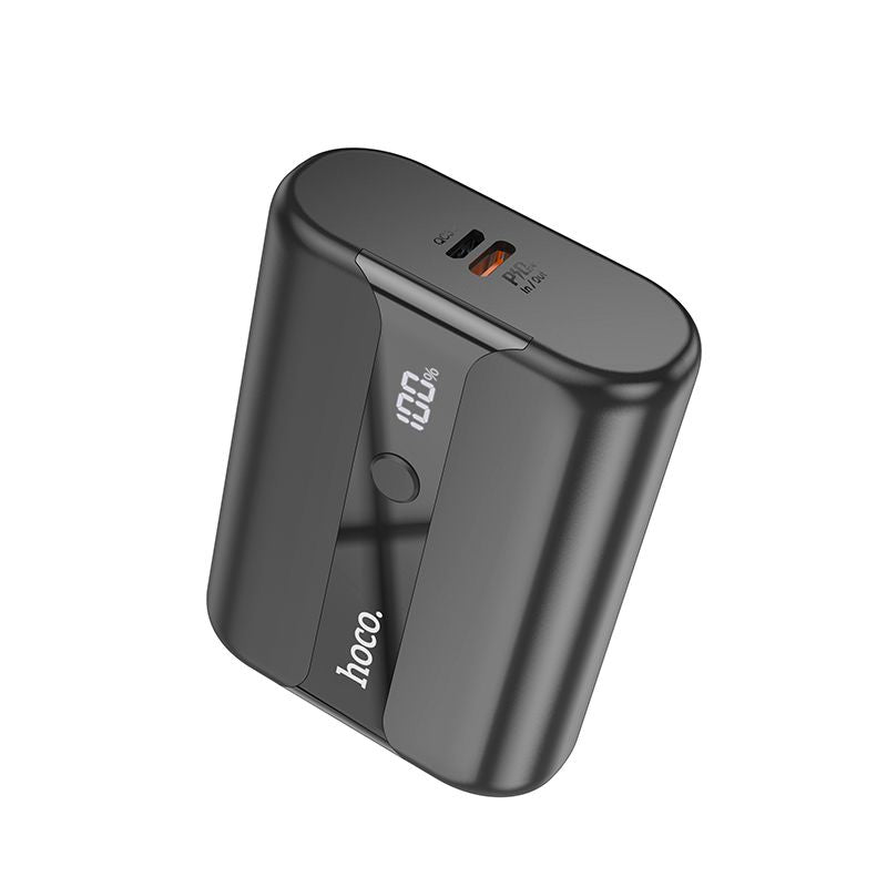Hoco Q3 Pro Mini Size QC Charge LED PD 22.5W+20W Power Bank 10000mAh - Black
