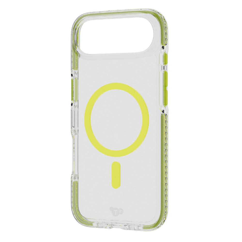 Tech21 EvoCrystal MagSafe Case for iPhone Air - Clear/Green
