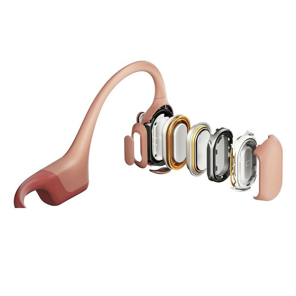 Shokz OpenRun Pro Premium Bone Conduction Open-Ear Sport Headphones - Pink