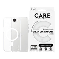 Thumbnail for PanzerGlass Care Urban Combat (MagSafe) Case for iPhone 17e/16e - Clear/White
