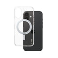 PanzerGlass CARE MagaSafe & KickStand Compatible Case for Apple iPhone 16 - Silver
