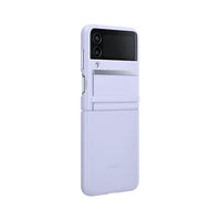 Thumbnail for Samsung Galaxy Z Flip4 Flap Leather Cover - Serene Purple