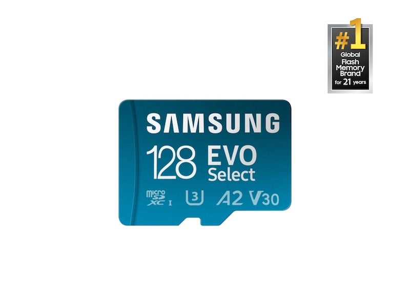 Samsung Evo Select 128GB MicroSd Card 160MB/s 4K Ultra HD Class 10 Memory Card