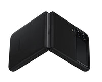 Thumbnail for Samsung Leather Cover for Galaxy Flip3 - Black