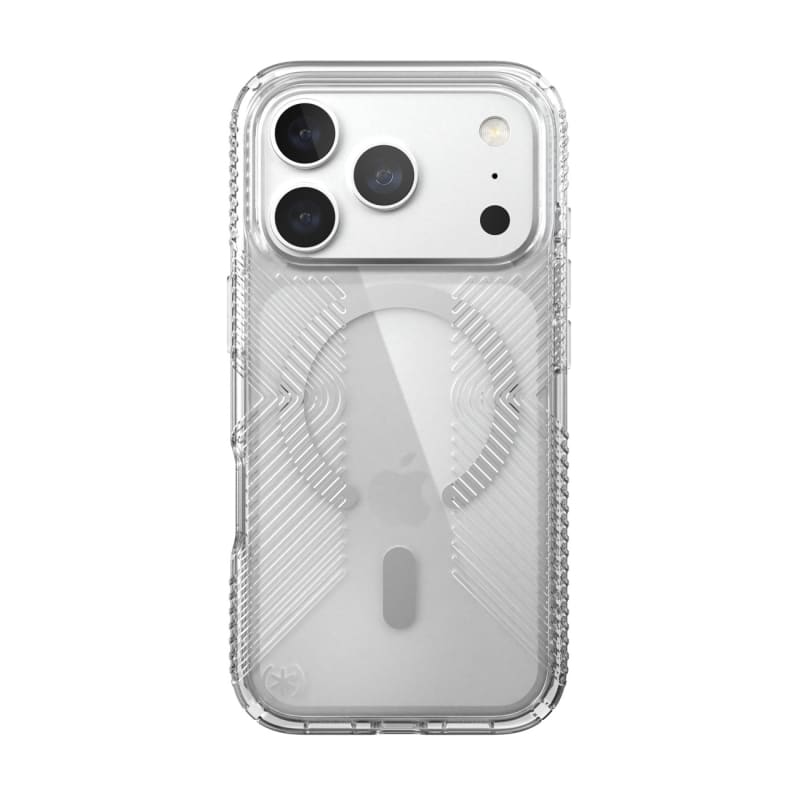 Speck Presidio Perfect Clear Grip MagSafe Case with Cam Ctrl for iPhone 18 Pro - Clear