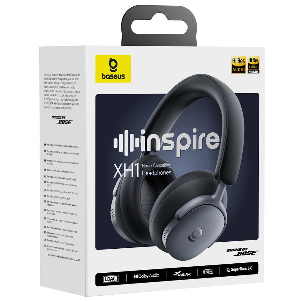 Baseus Inspire XH1 ANC Wireless Bluetooth Headphones - Black