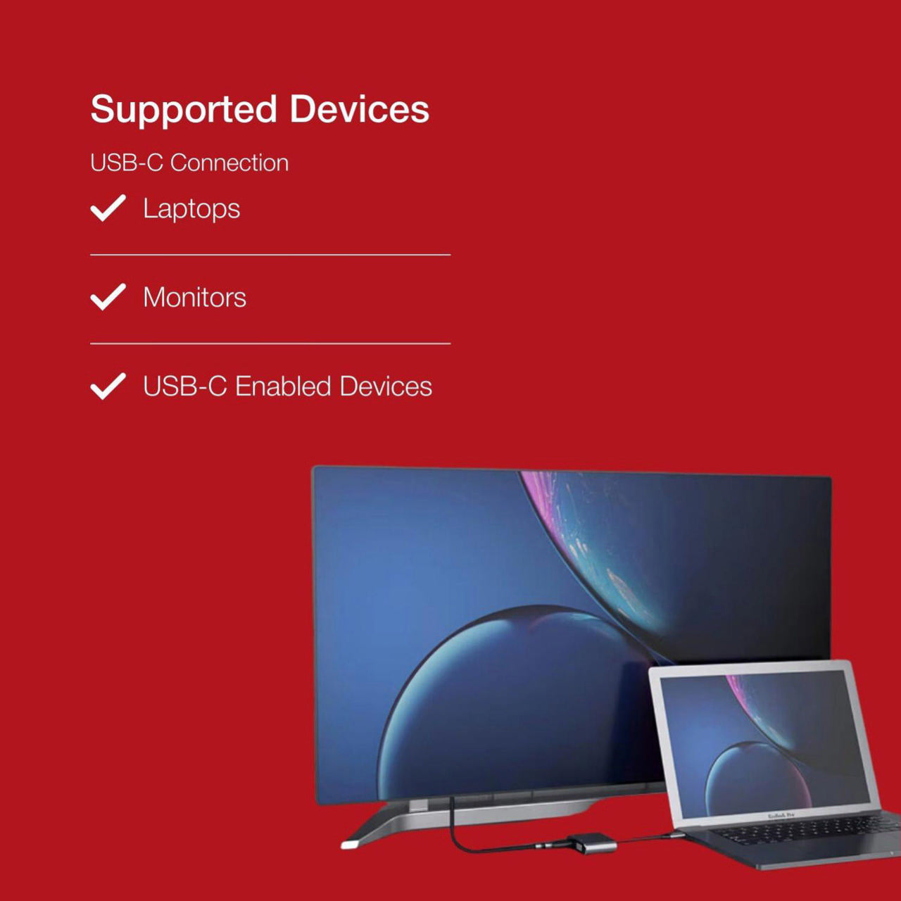 Shintaro USB-C to 4K HDMI & 1080P VGA - Grey