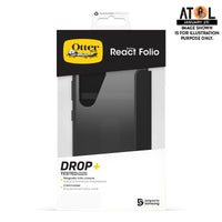 Thumbnail for OtterBox React Folio Case for Samsung Galaxy S25 - Black Crystal