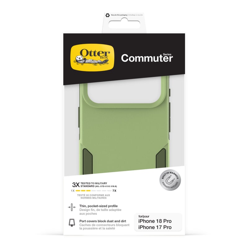 OtterBox Commuter Case with Camera Control for New iPhone 18 Pro, 17 Pro - Green