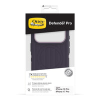 OtterBox Defender Pro Case for New iPhone 18 Pro, 17 Pro - Purple