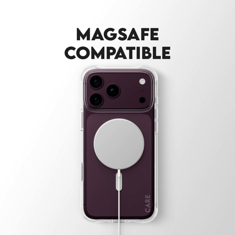 CARE by PanzerGlass Samba MagSafe Case for iPhone 18 Pro Max, 17 Pro Max - White
