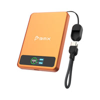 Thumbnail for BMX SolidSafe 5000mAh Solid-State Magnetic Power Bank - Orange