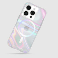 Thumbnail for Case-Mate Soap Bubble Magsafe Case for Apple iPhone 15 Pro - Iridescent