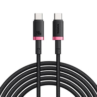 Thumbnail for Baseus Dura Fast Charging Data Cable USB-C to USB-C 240W 1M - Black+Red