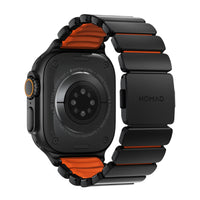 NOMAD Stratos for Apple Watch (49mm/ULTRA1&2) - Black/Orange