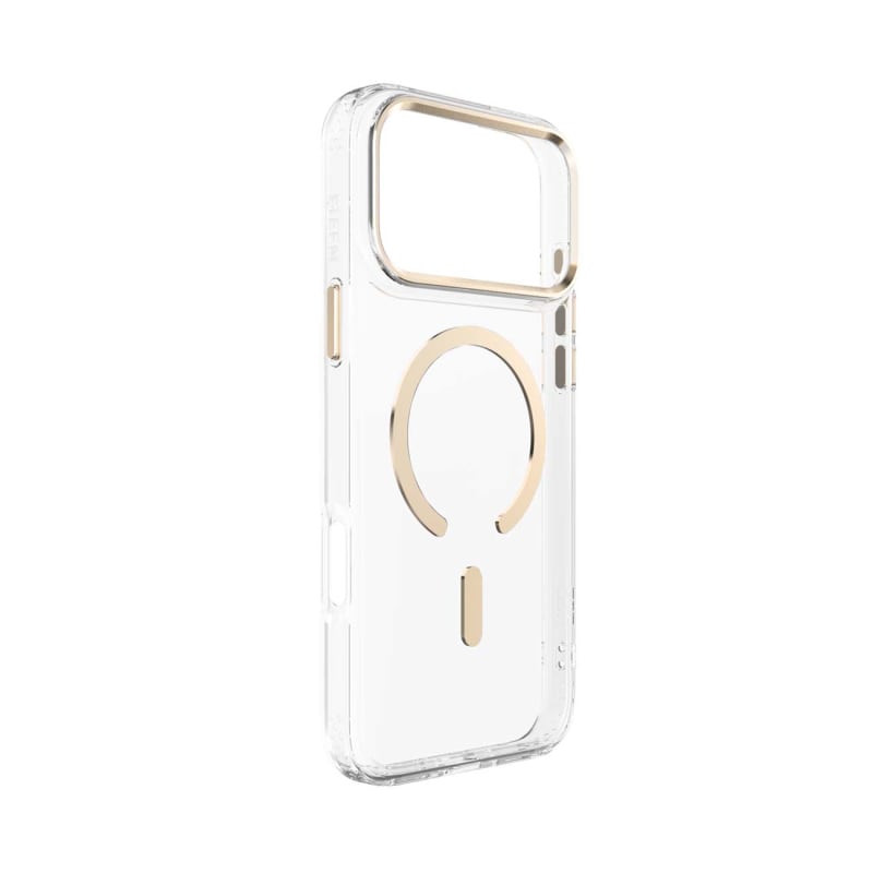 EFM Volta Case with D3O Zero for iPhone 18 Pro Max - Clear Gold